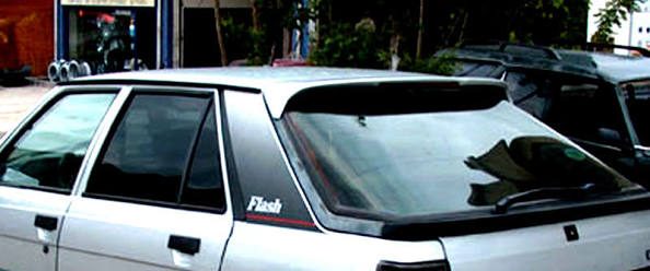 Renault R.11 Flaş Spoiler Cam Üstü Fiberglass