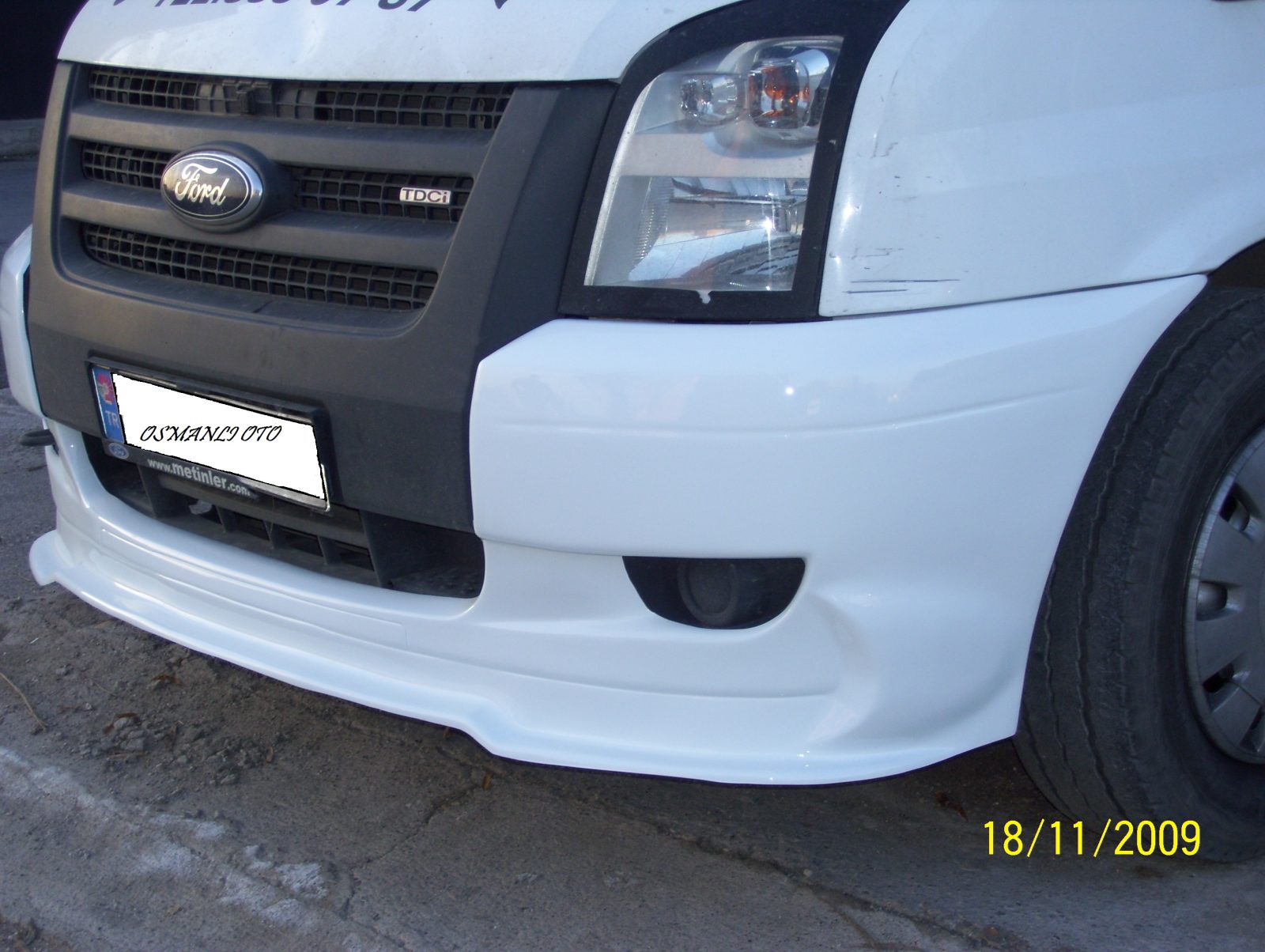 Ford Transit T-16 Ön Tampon Yarım Sissiz Model