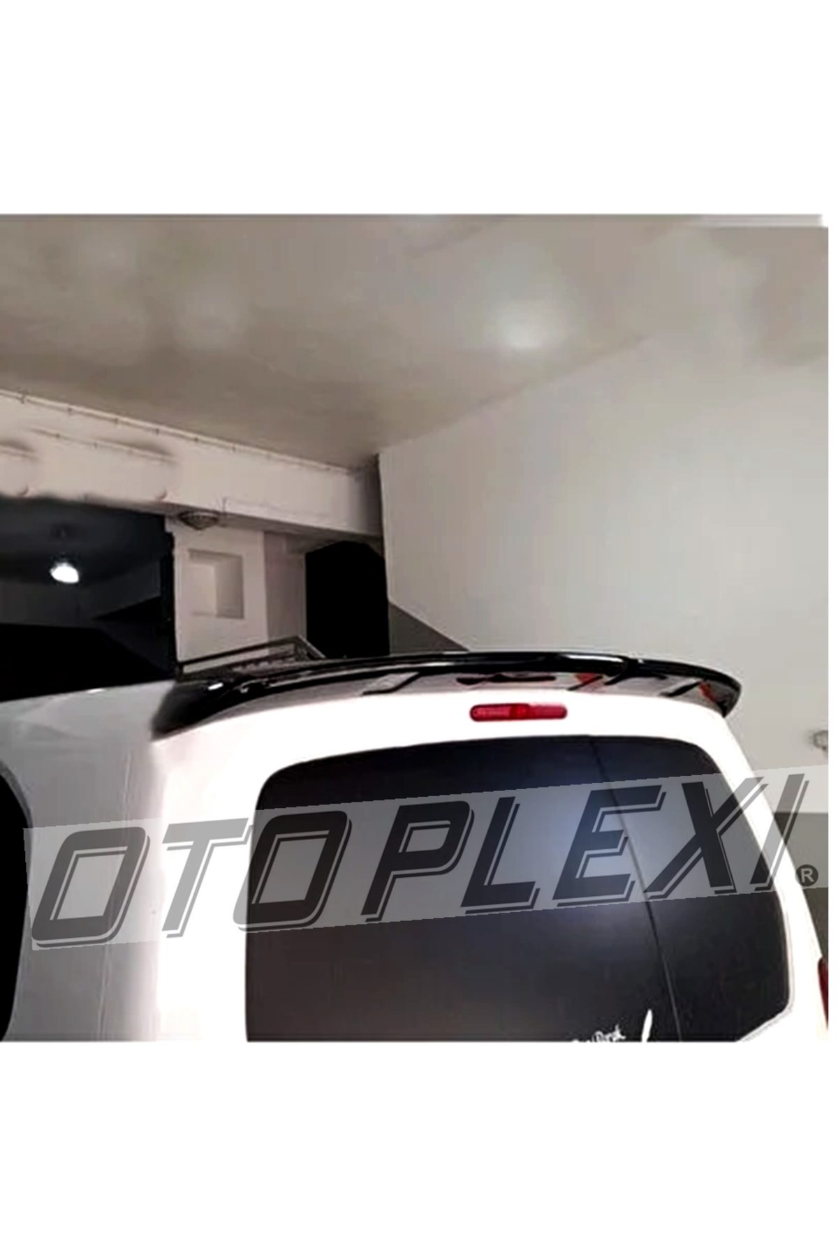 Peugeot Partner Tepee Çift Kapı Spoiler Anatomik Spoiler Parlak Siyah Boyalı 2007-2025