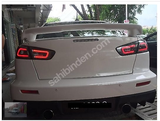 Mitsubishi Lancer Bagaj Spoyler / Rüzgarlık Boyalı