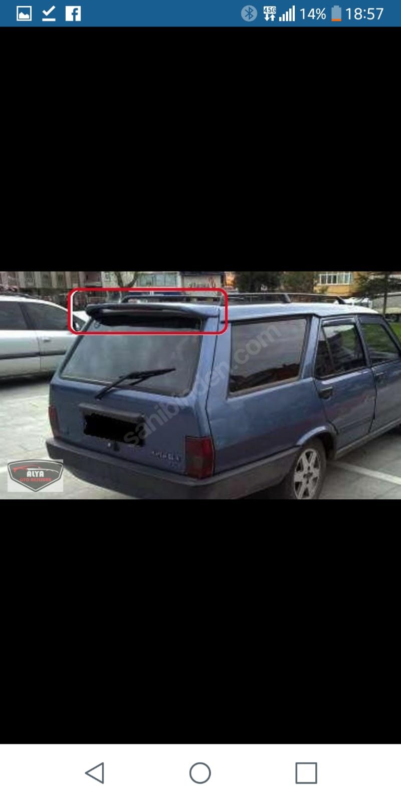Fiat Kartal 1988-2003 Geniş Spoiler Işıklı Fiberglass - Fiberglass