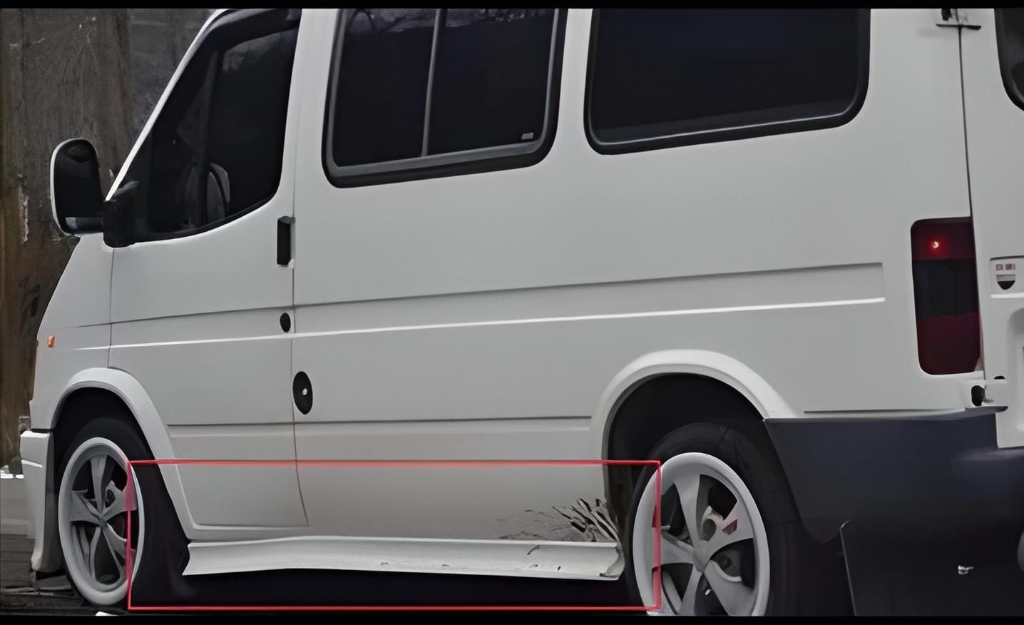 Ford Transit 1998-2002 Marşpiyel )uzun Kısa Uyumlu) - Fiberglass