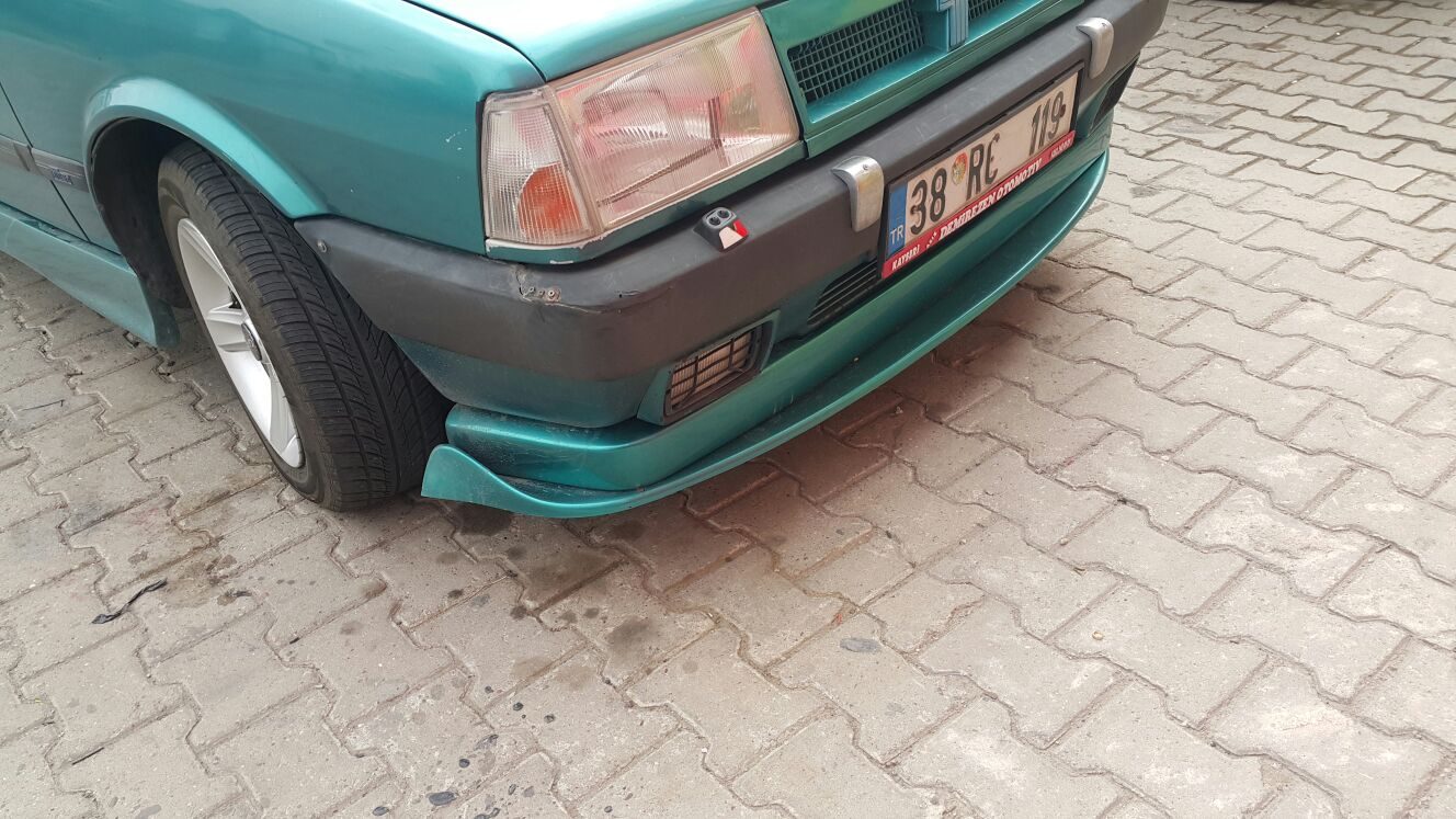 Fiat Kartal 1988-2003 Ön Takoz Karlık Ve Alt Flap - Fiberglass