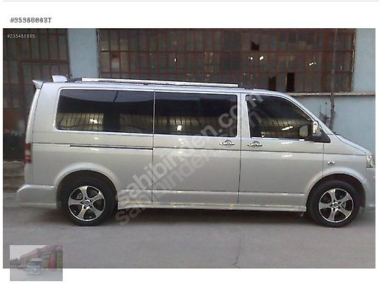Volkwagen T-5 / T-6 Marşpiyel Takımı / Yan Etek Boyalı - Fiberglass