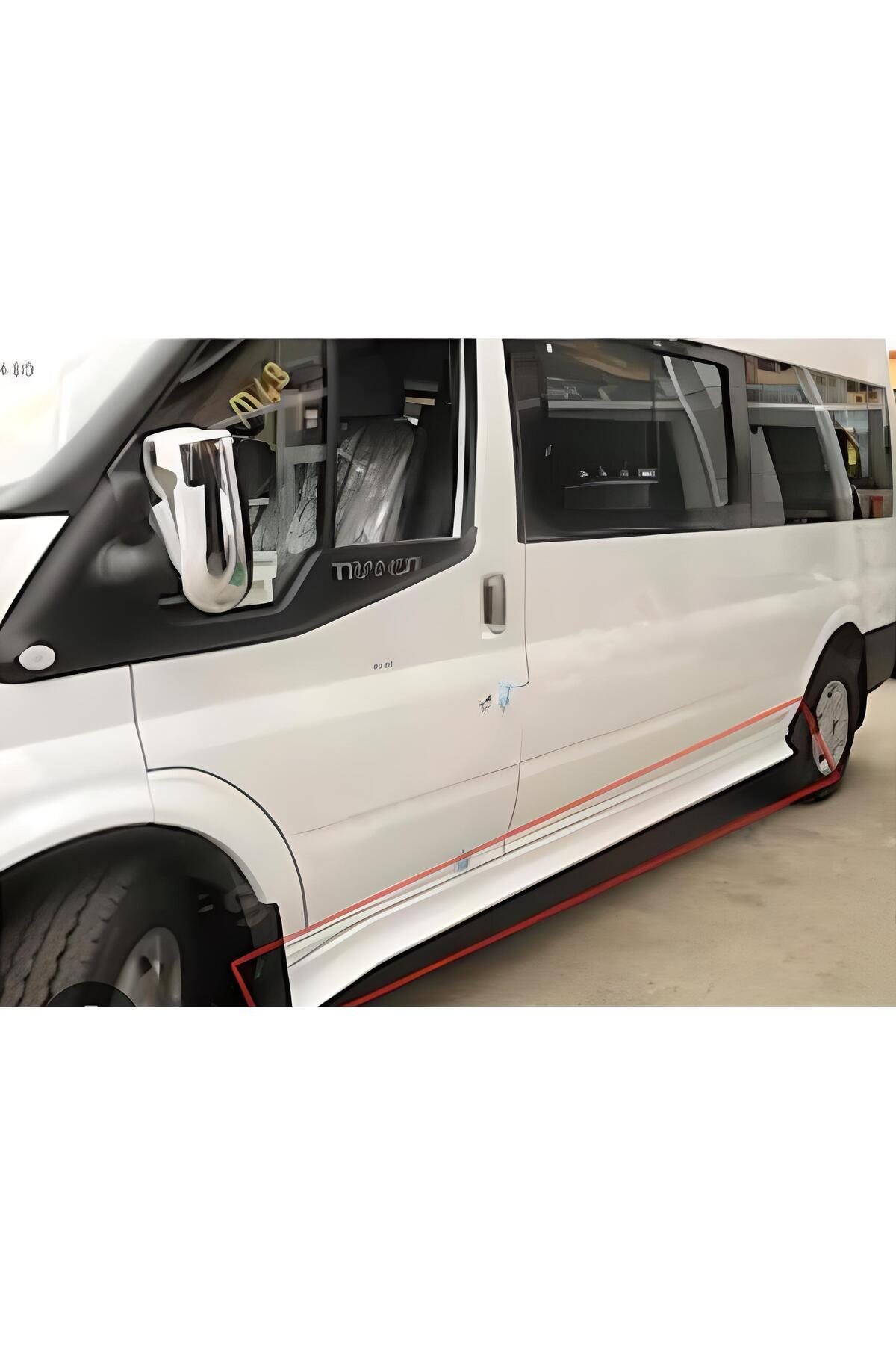 Ford Transit Uzun Şase 2007-2013 Marşpiyel Takımı Buz Beyazı Fiber