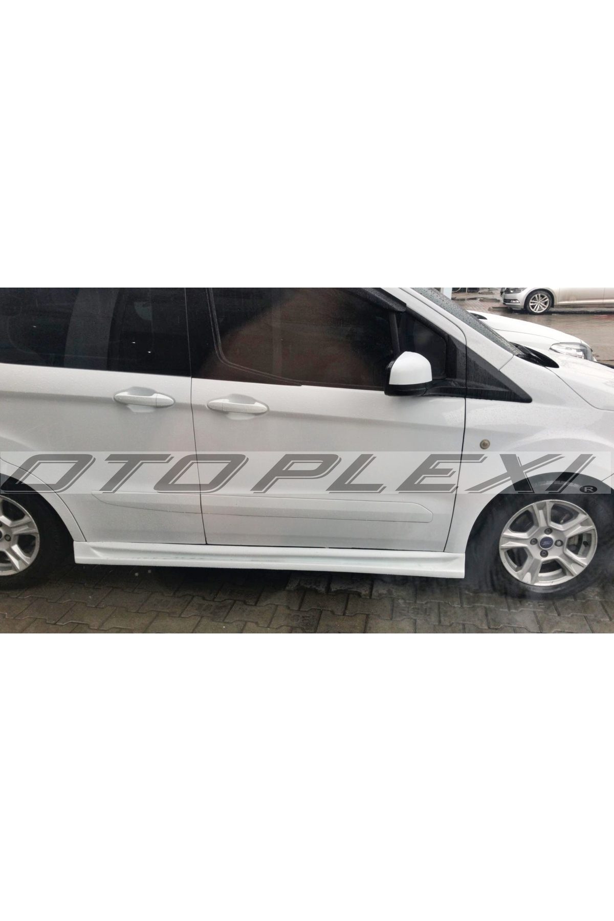 Ford Courier Yan Marşpiyel Takım Yan Ekler Marşpiyel Set Beyaz Boyalı 2014-25