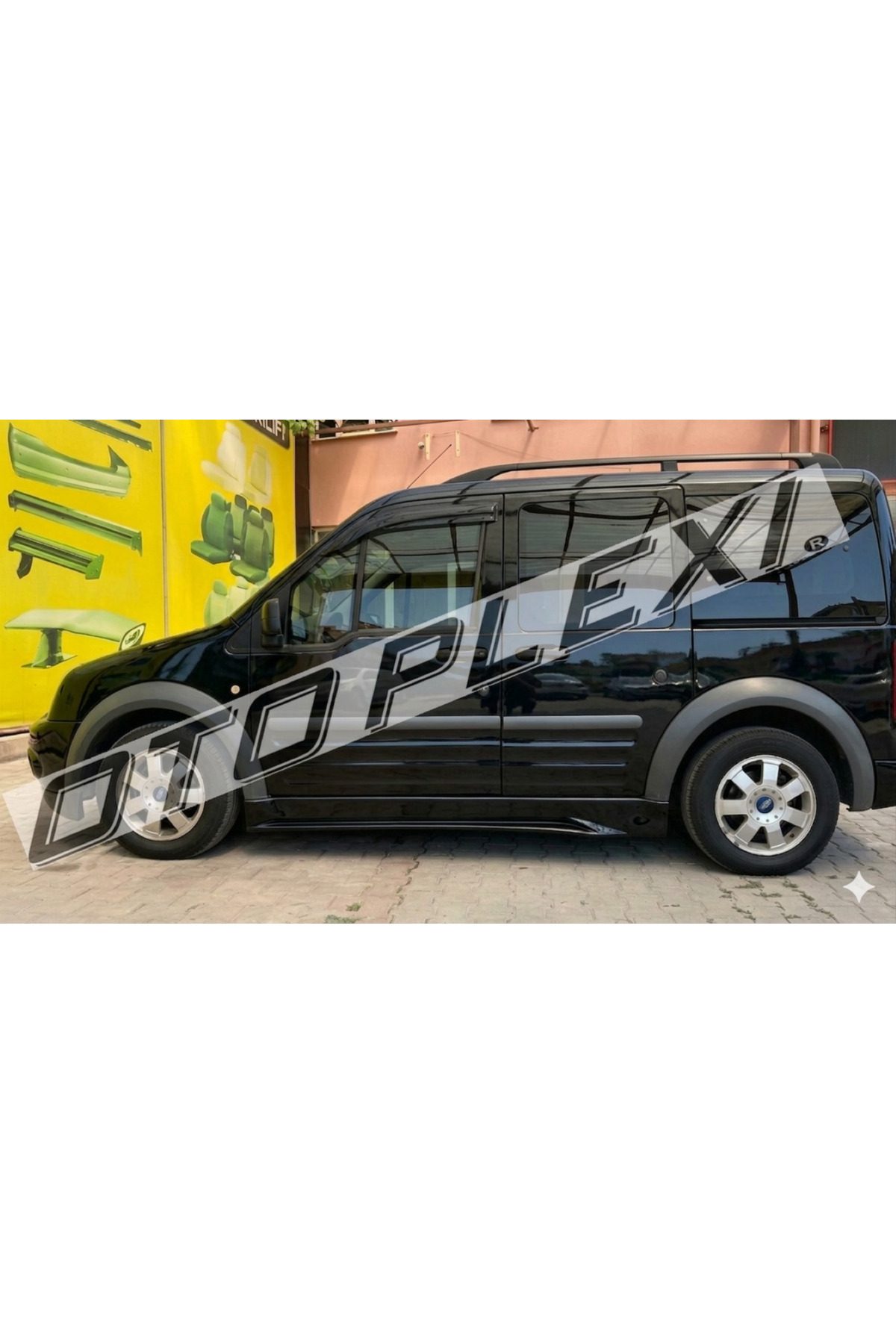 Ford Connect Yan Marşpiyel Takım Yan Marşpiyel Set Plastik Siyah Boyalı 2002-2014
