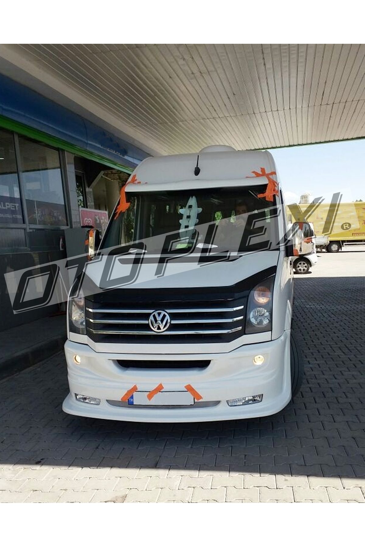 Volkswagen Crafter Ön Güneşlik Şapka Ön Kep Boyasız Astarlı 2006-2019
