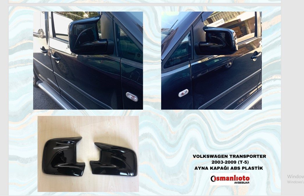 Volkswagen Transporter T. T5 Ayna Kapağı Plastik