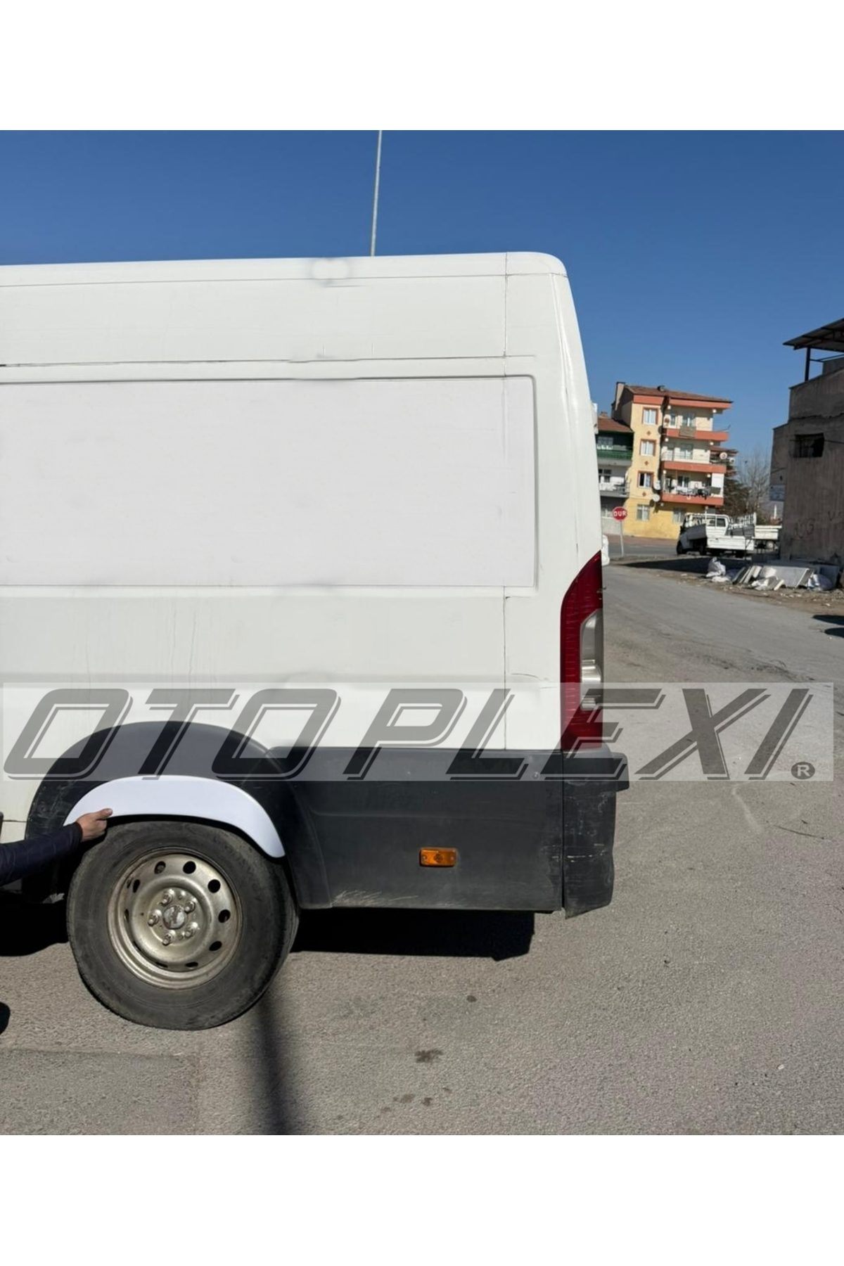Fiat Ducato Arka Teker Kaplama Dodik Çamurluk Kapak Plastik Beyaz Boyalı
