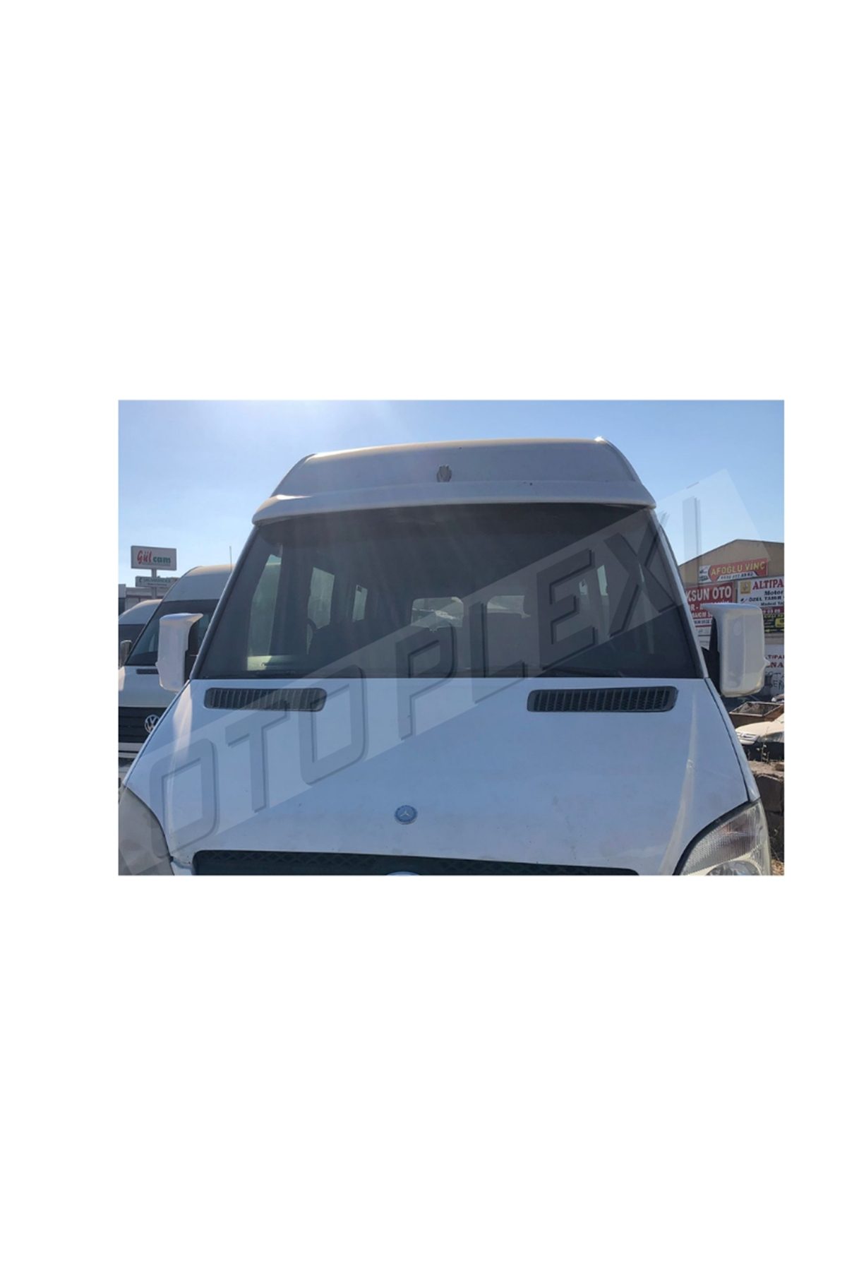 Volkswagen Crafter 2006-2011 Ayna Kapağı Abs Plastik Kirli Beyaz Boyalı