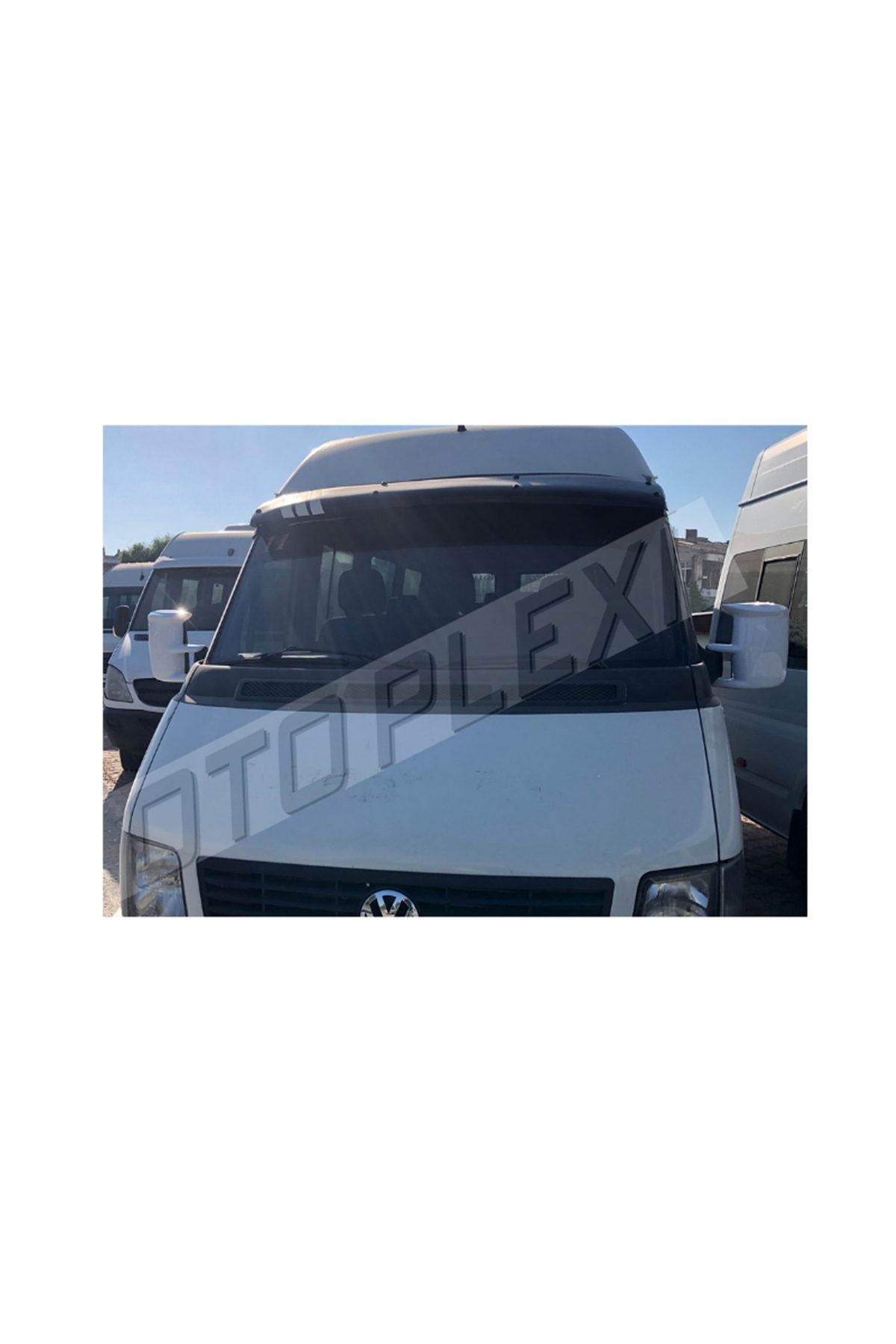 Volkswagen Volt LT35 2000-2006 Ayna Kapağı Abs Plastik Beyaz Boyalı