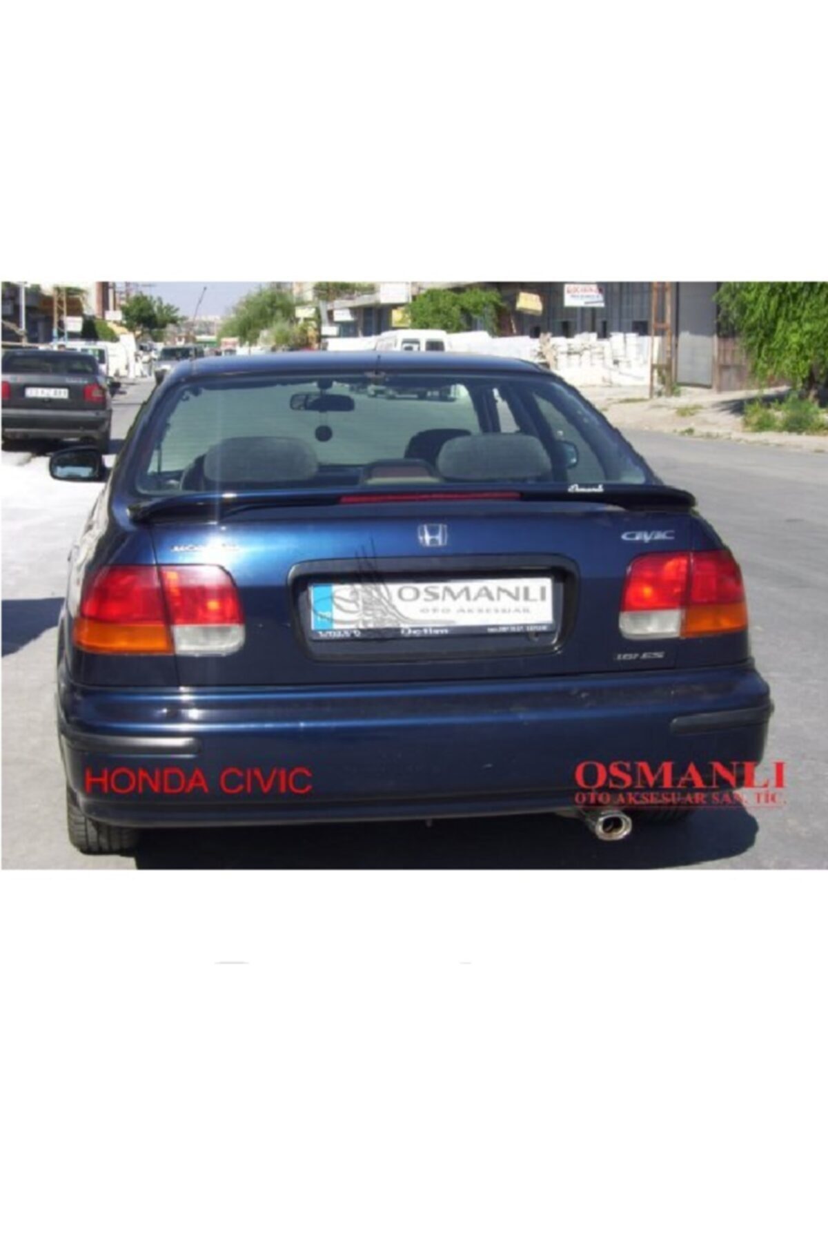 Civic 1998-2001anatomik Bagaj Spoyler/bagaj Rüzgarlık Boyasız Astarlı
