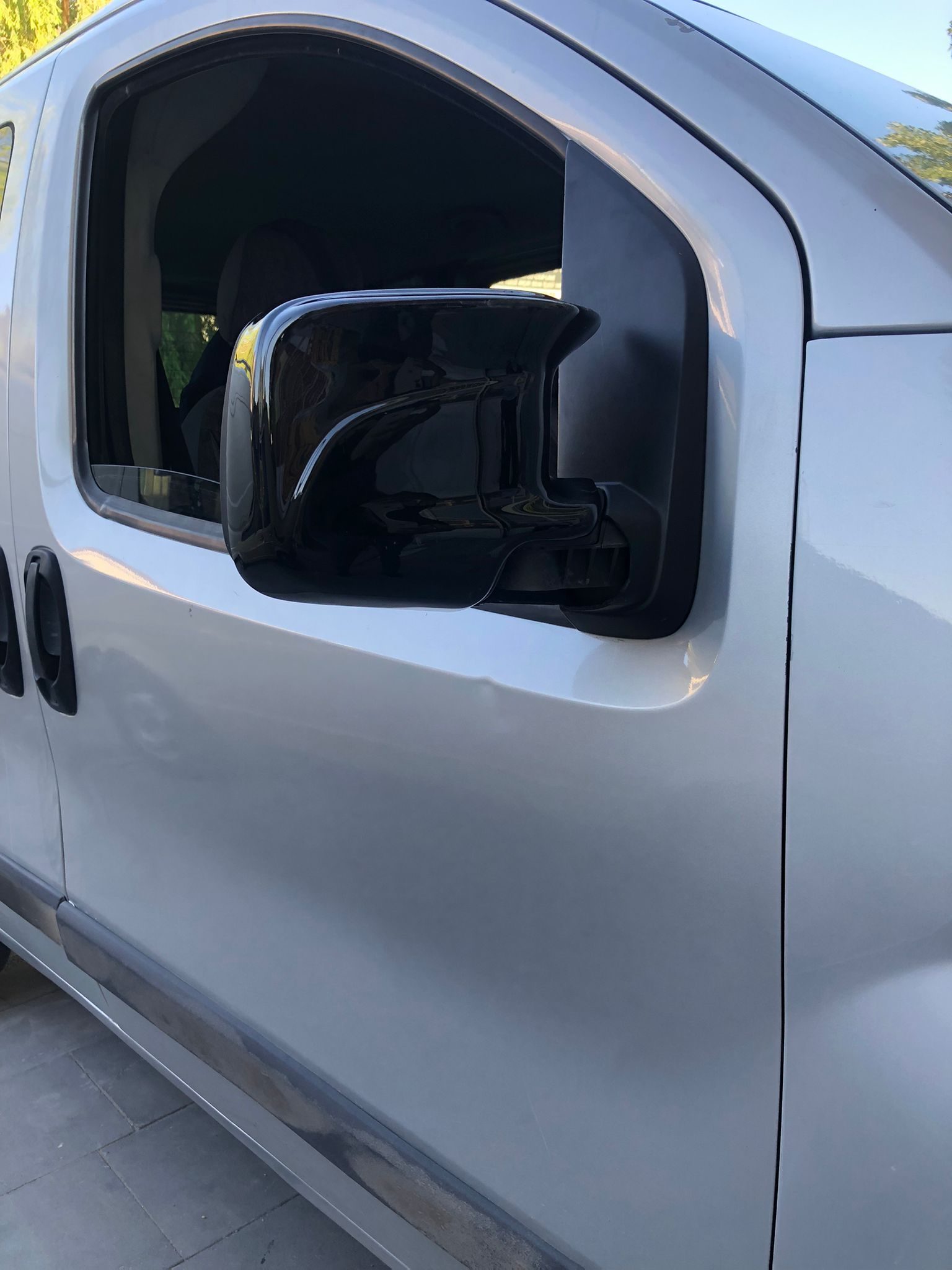 Fiat Fiorino 2008+ Ayna Kapağı Siyah Plastik - Plastik