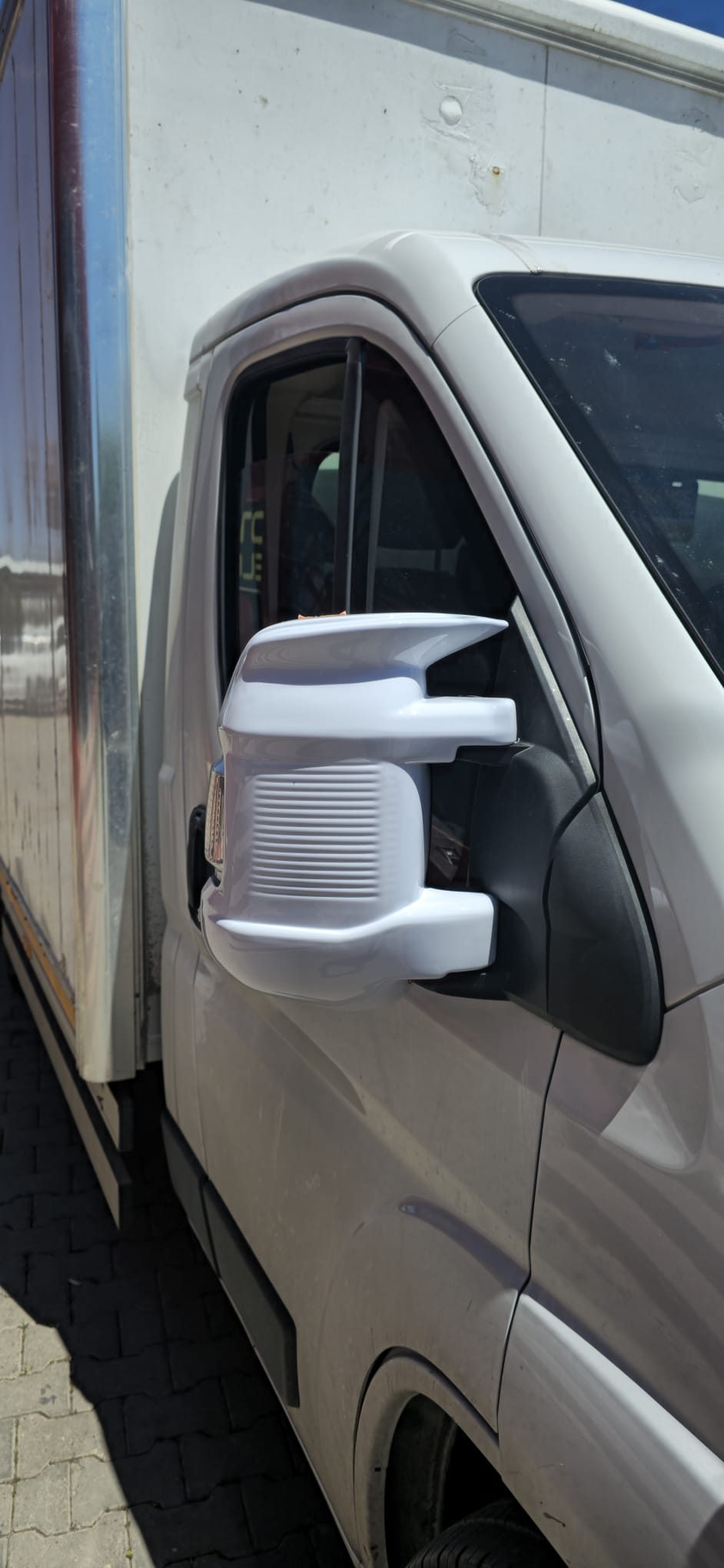 Fiat Ducato 2025+ Ayna Kapağı Beyaz Plastik