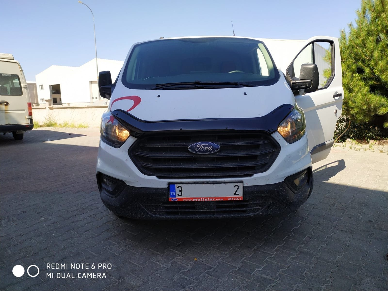Ford Custom 2018+ Kaput Plexi Rüzgarlık Plastik 4MM - Plastik
