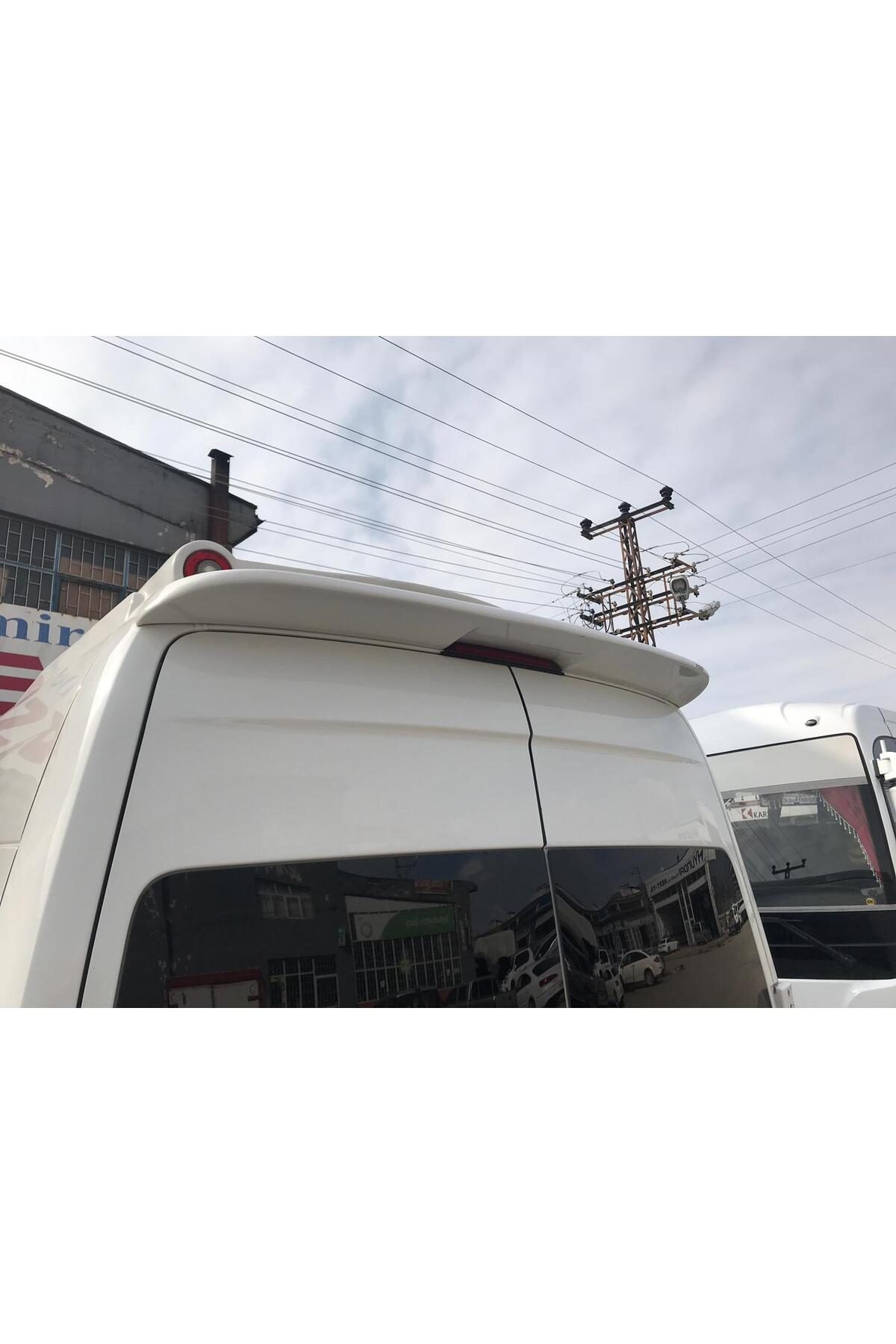 Volkswagen Crafter 2019+ Geni Anatomik Spoiler Beyaz Boyalı