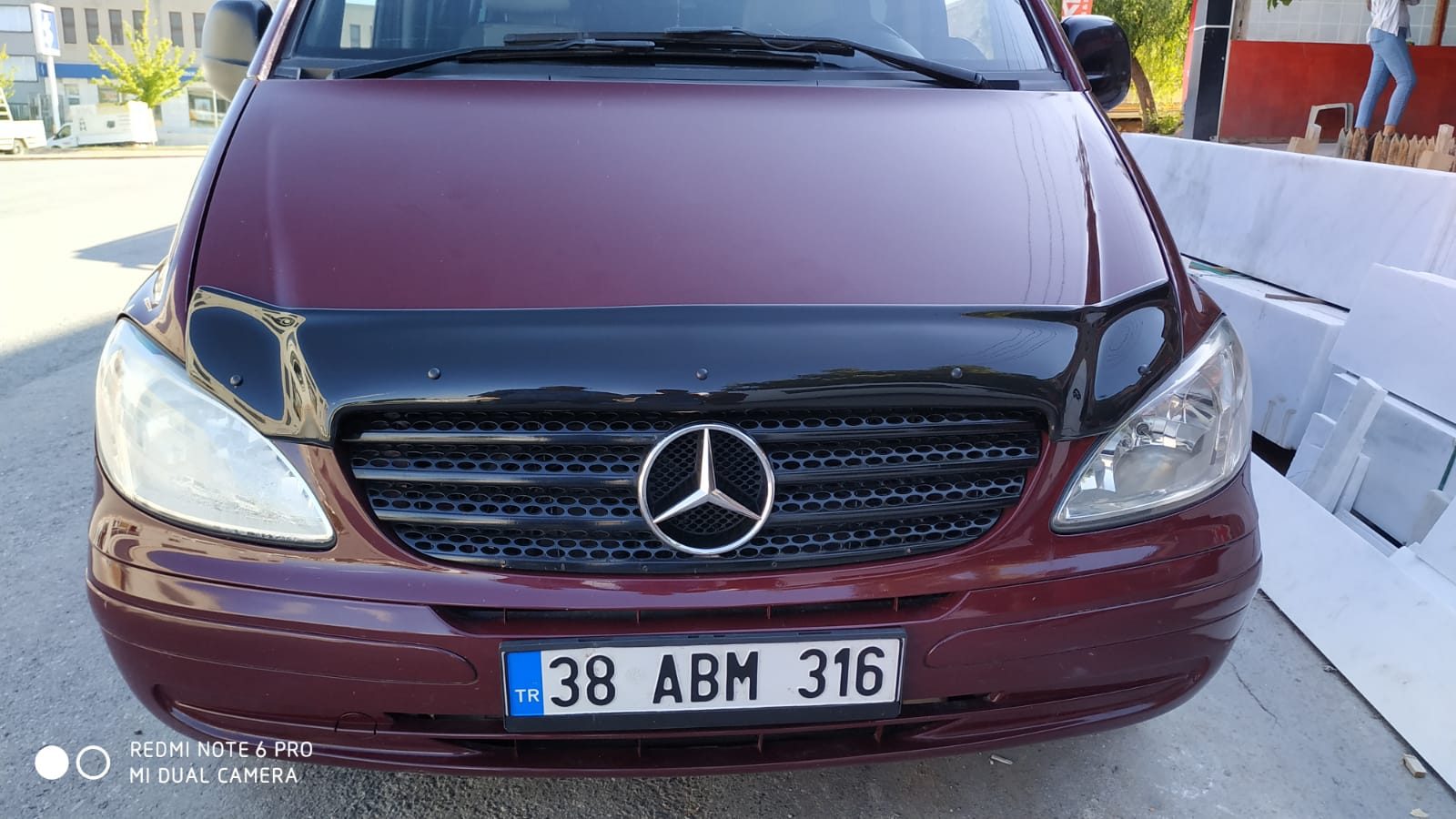 Mercedes-Benz Vito 2004-2015 Orta Kasa Kaput Rüzgarlığı Plastik