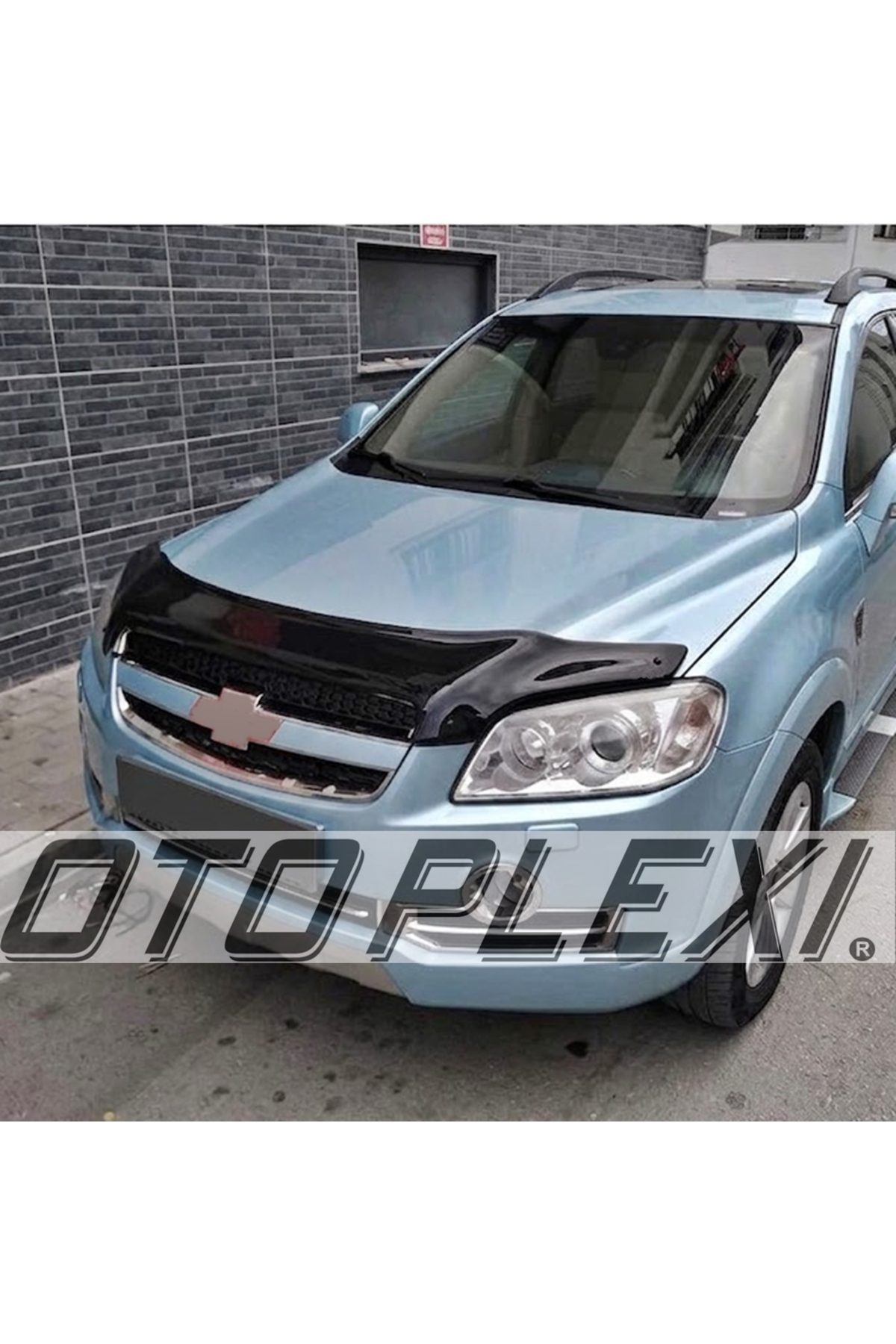 Chevrolet Captiva Kaput Rüzgarlığı Kaput Plexi Koruyucu Plastik 4mm 2006-2012