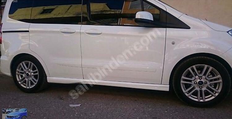 Ford Courier 2013+ Plastik İnce Marşpiyel