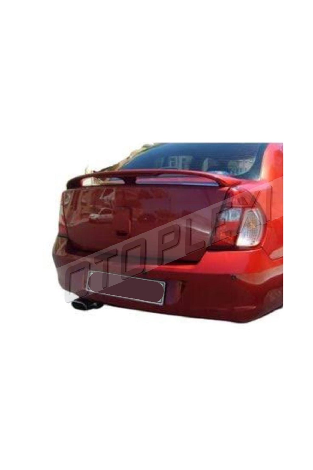 Renault Clio 1 Sedan Bagaj Üstü Işıklı Spoiler Astarlı Boyasız