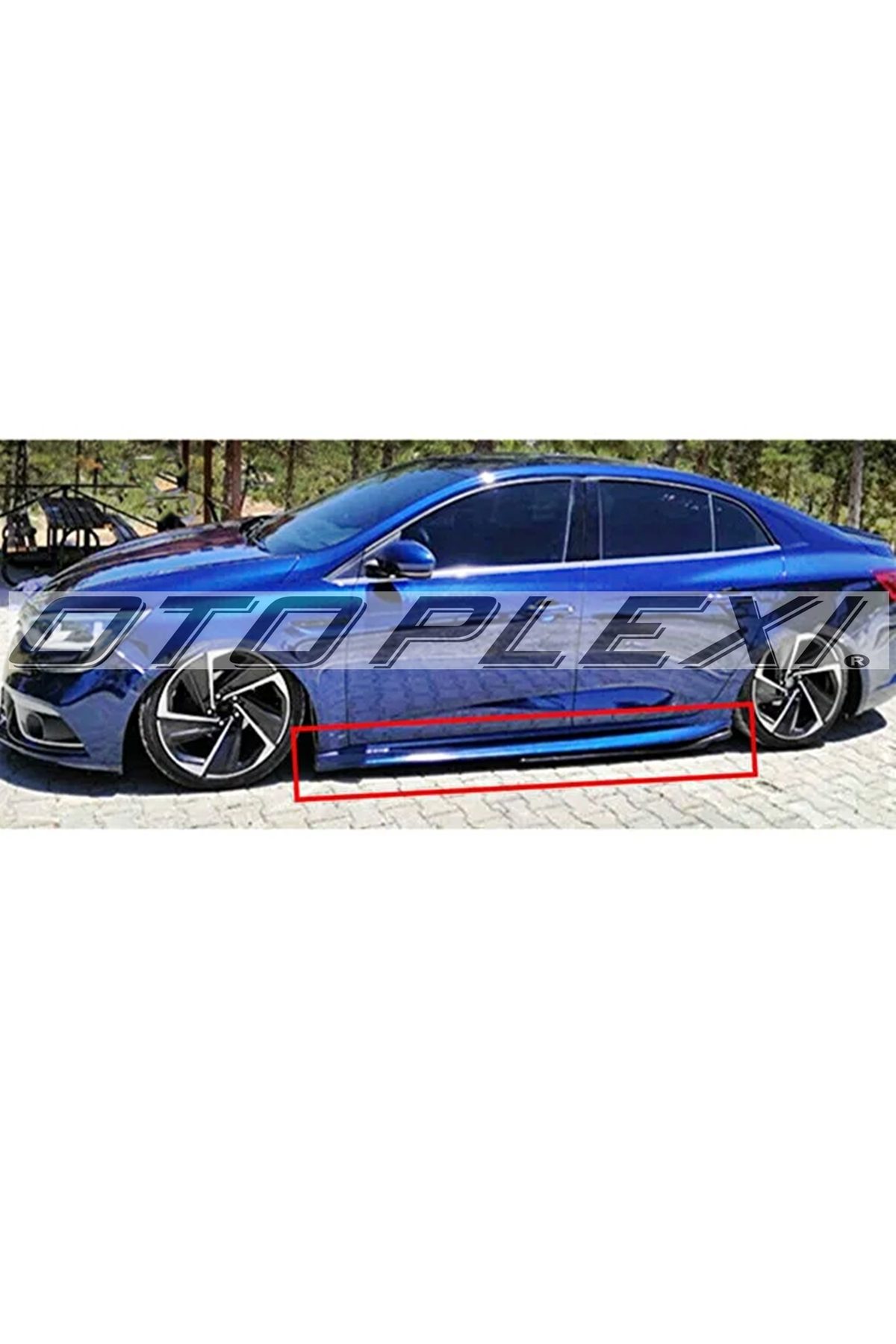 Renault Megane 4 Aero Yan Marşpiyel Takım Marşpiyel Set Plastik