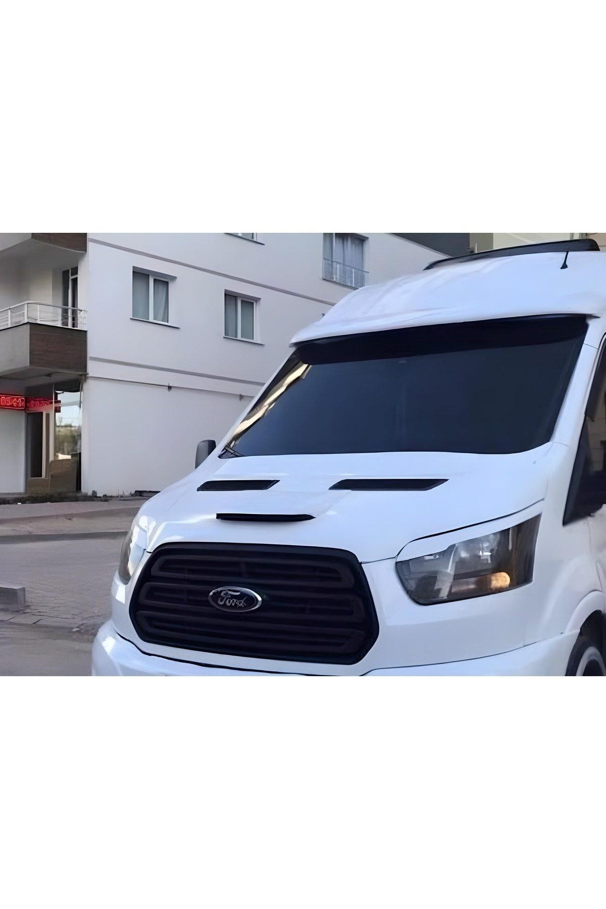 Beyaz Plastik Ford Transit 2015son. Far Kaşı/çerçeve Takımı