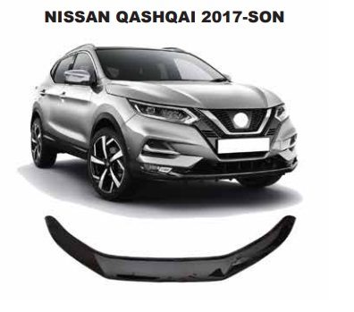 Nissan Qashqai 2010-2014 Kaput Rüzgarlığı Plastik