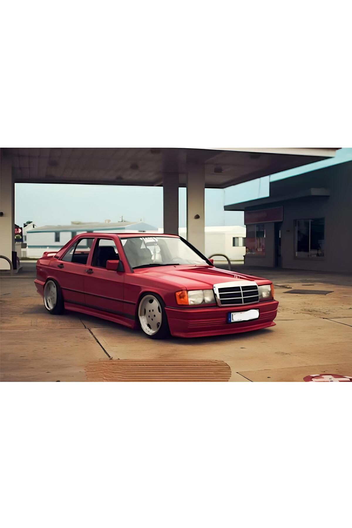 Mercedes W201 190 Ön Tampon Altı Ek Karlık Boyasız
