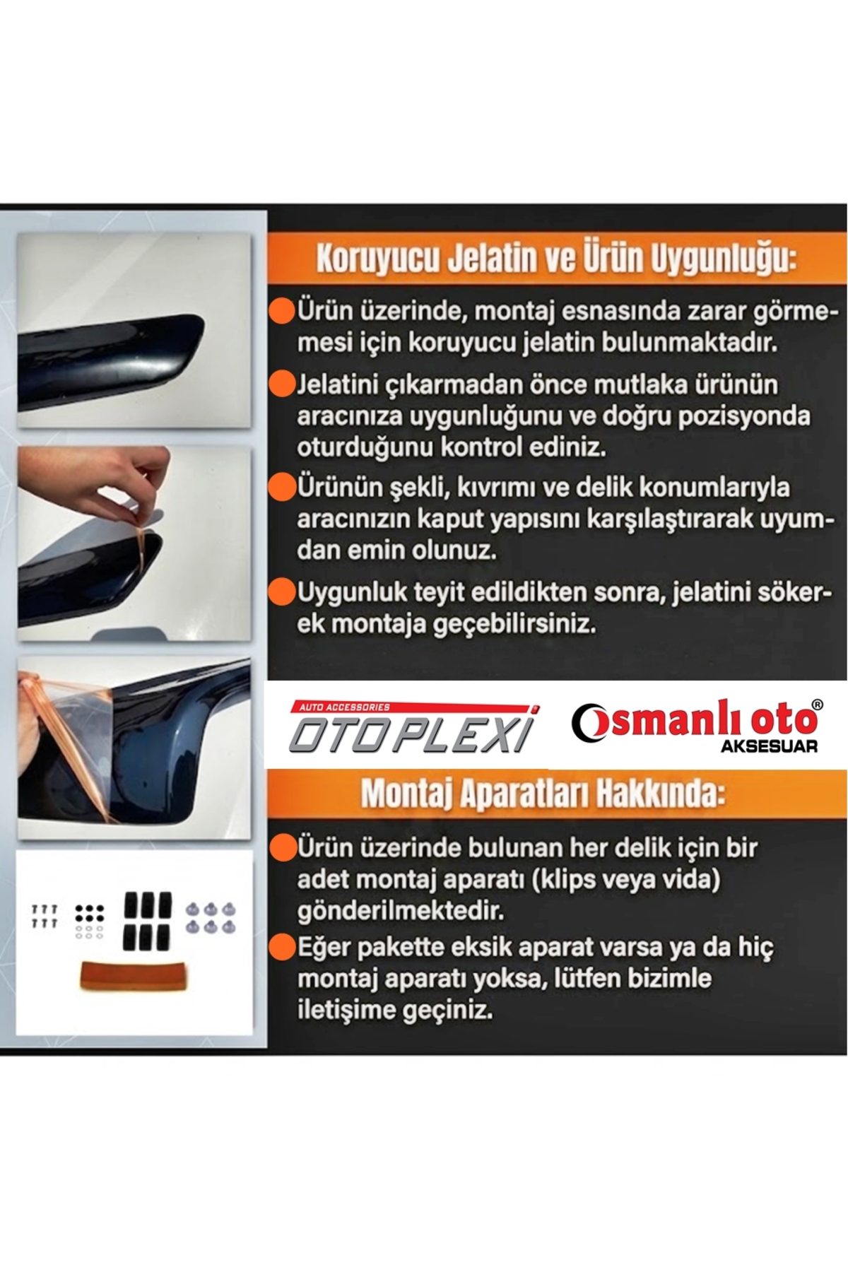 Citroen Jumper Kaput Rüzgarlığı Kaput Plexi Plastik 4mm 2014-2023