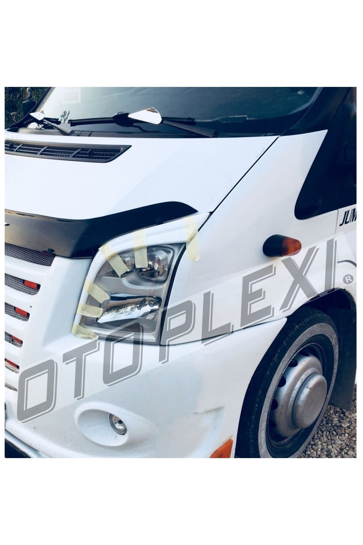 Ford Transit Far Kaşı Far Çerçeve Takım Beyaz Plastik 2006-2014 T16