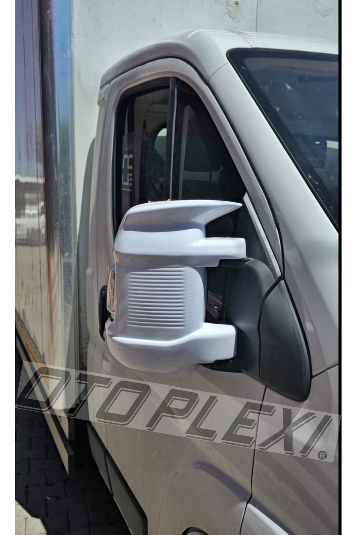 Fiat Ducato Ayna Kapağı Takımı Abs Plastik Beyaz Yarasa Ayna 2024ve sonrası uyumlu