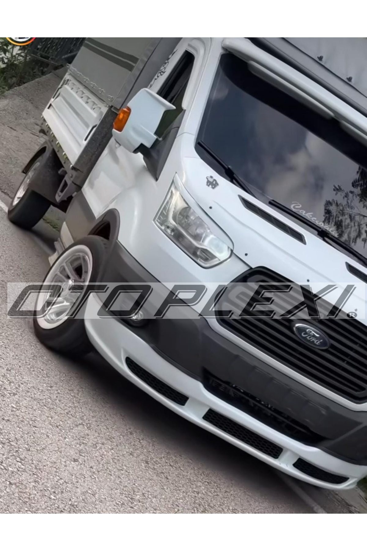 Ford Transit Ön Karlık Ön Yarım Karlık T2014-2018 Tampon Altı Karlık Ön Ek Telli Boyasız - Plastik