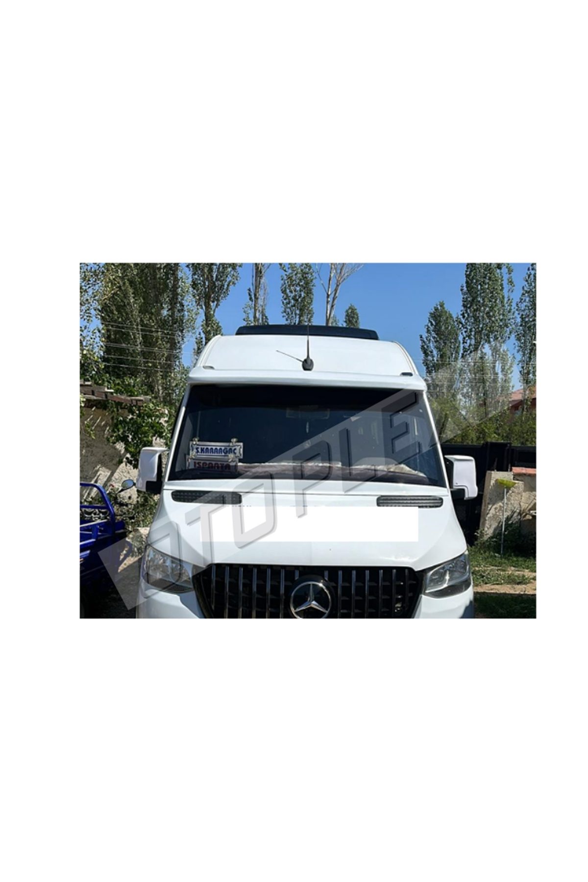 Mercedes Sprinter 2019+ Ayna Kapağı Takımı Abs Plastik Beyaz