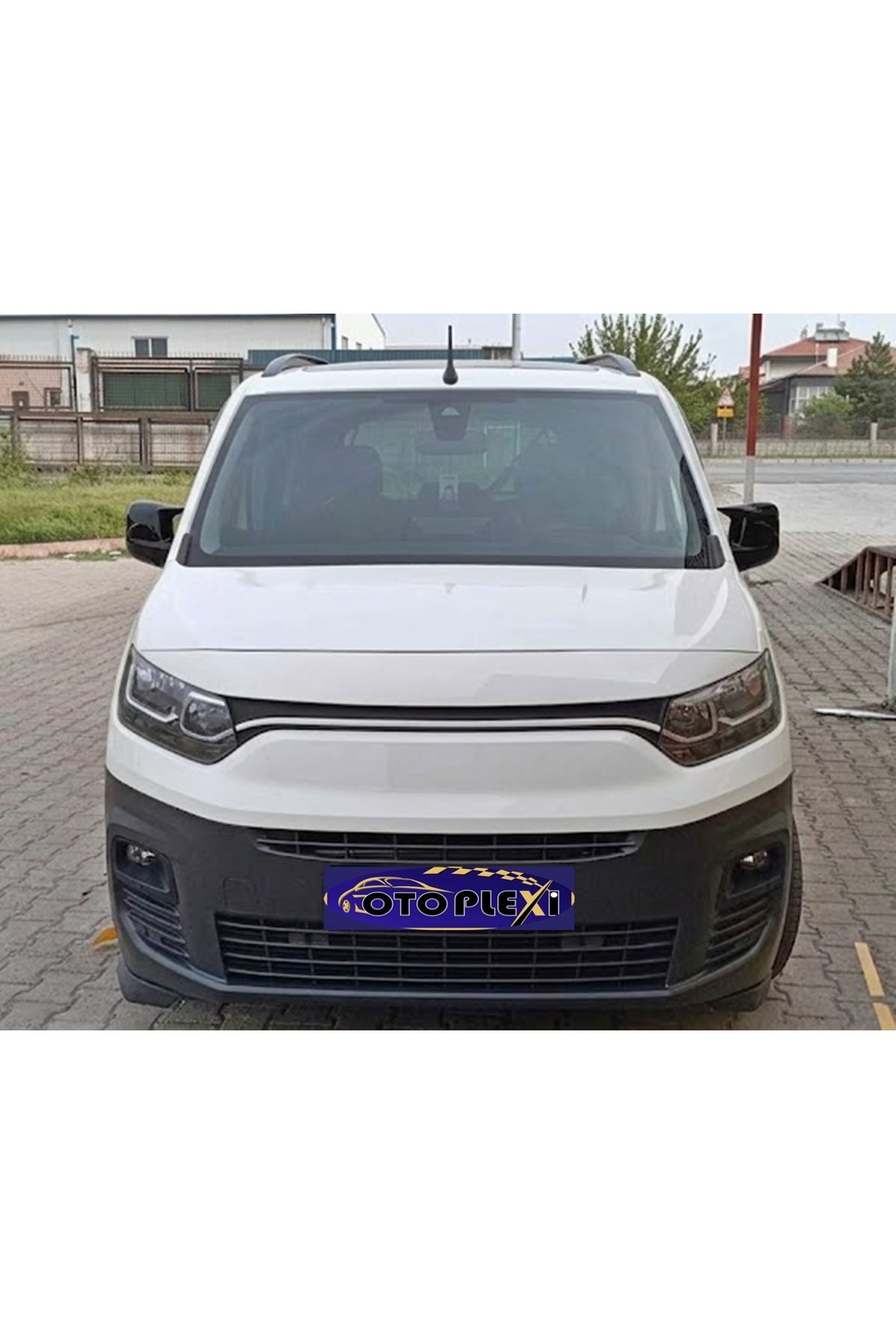 Peugeot Rifter Batman Ayna Yarasa Ayna Kapağı Takımı Parlak Siyah Abs Plastik 2022+
