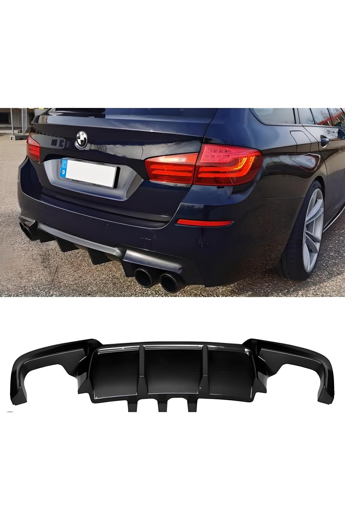 BMW F 10 DİFÜZÖR PARLAK SİYAH Uyumlu