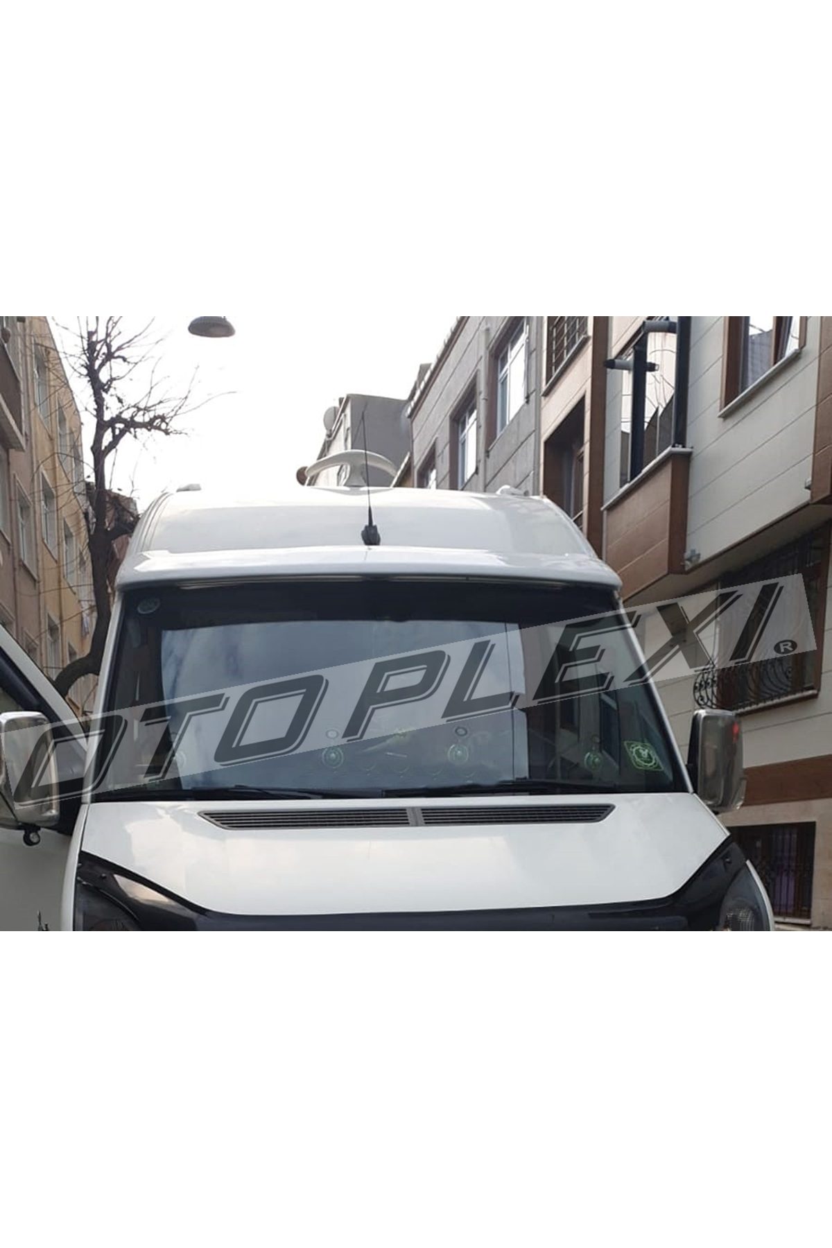 Volkswagen Crafter Ön Güneşlik Şapka Ön Kep Kirli Beyaz Boyalı 2006-2011
