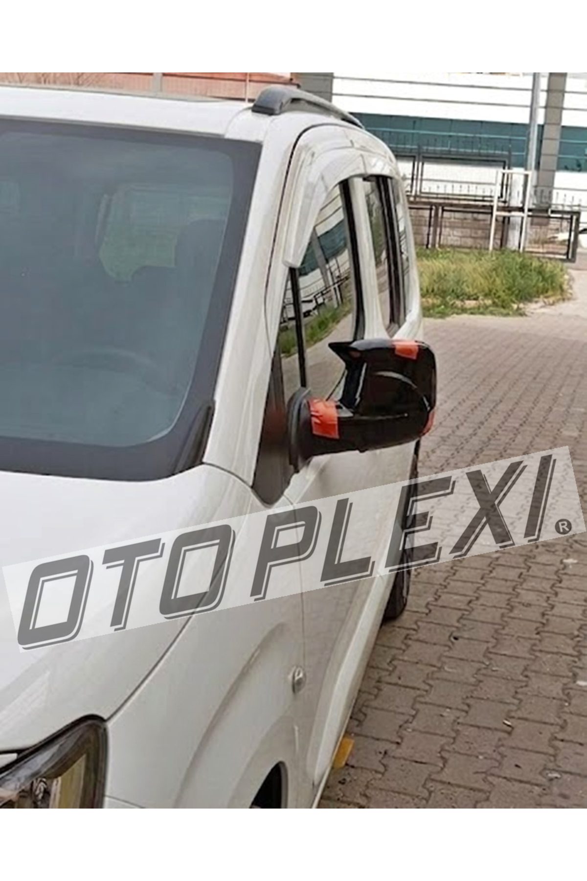 Fiat Doblo Batman Ayna Yarasa Ayna Kapağı Takımı Parlak Siyah Abs Plastik 2022+