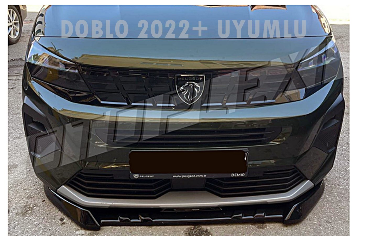 Fiat Doblo 2022+ Ön Lip Plastik