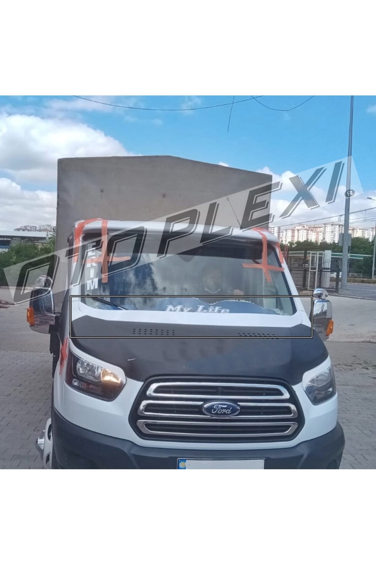 Ford Transit Silecek Gizleyici Silgeç Gizleyici Silgi Gizleyici 2014 ve üstü uyumlu Plastik