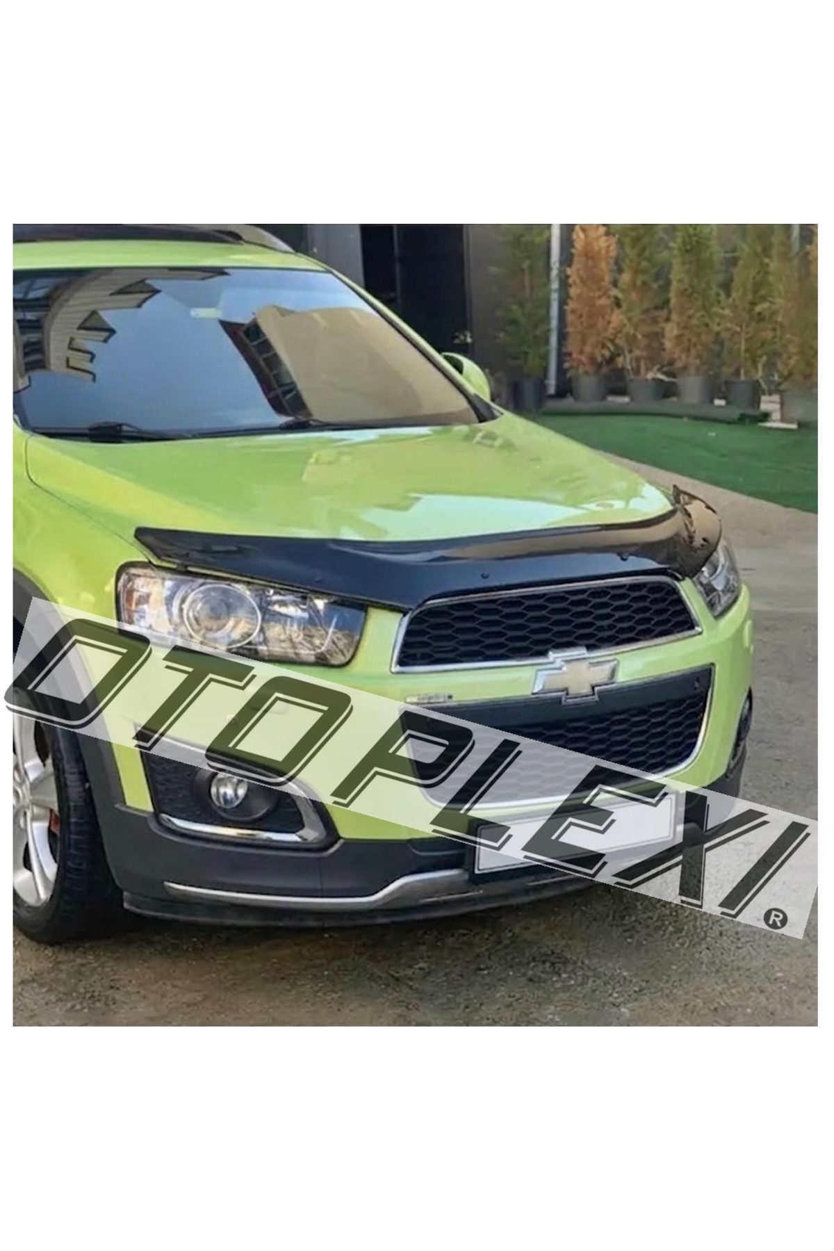 Chevrolet Captiva Kaput Rüzgarlığı Kaput Plexi Koruyucu Plastik 4mm 2013-2019