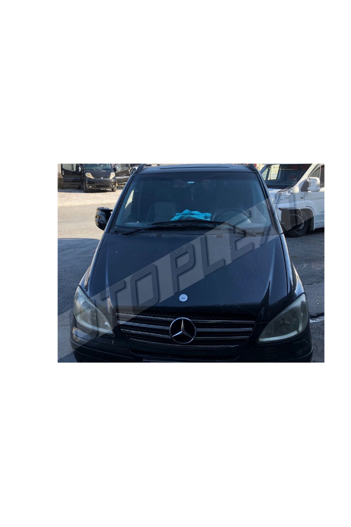 Mercedes Vito 2003-2013 Ayna Kapağı Abs Plastik Siyah