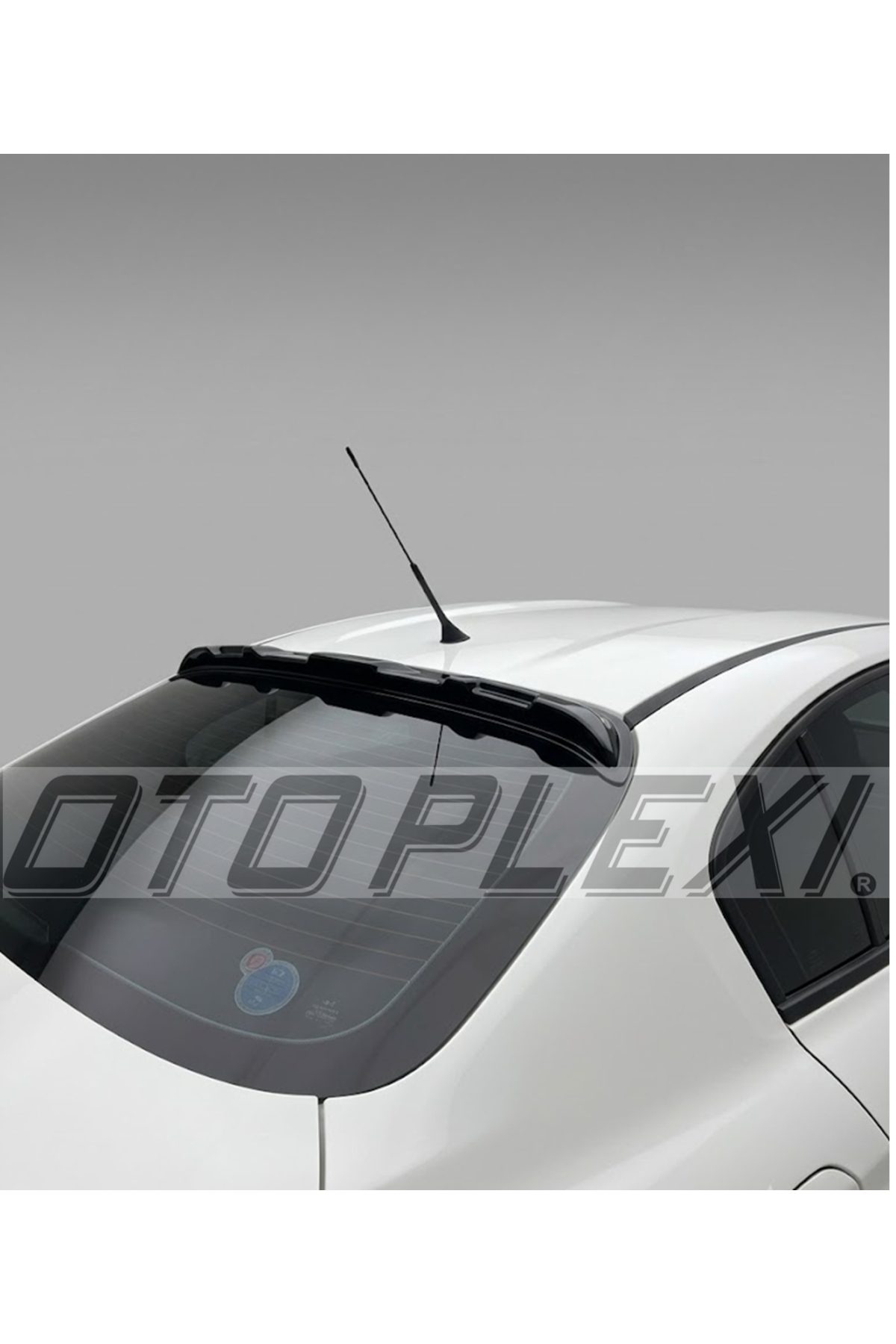 Fiat Egea Arka Cam Üstü Spoiler Rüzgarlık Plastik Siyah 2015+