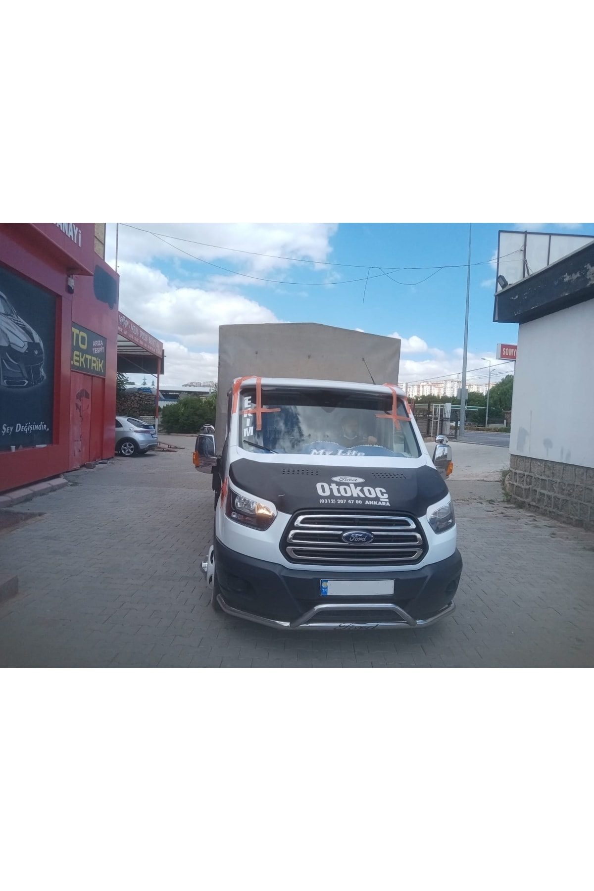 Ford Transit Silgi Gizleyici 2014 Beyaz Plastik - Plastik