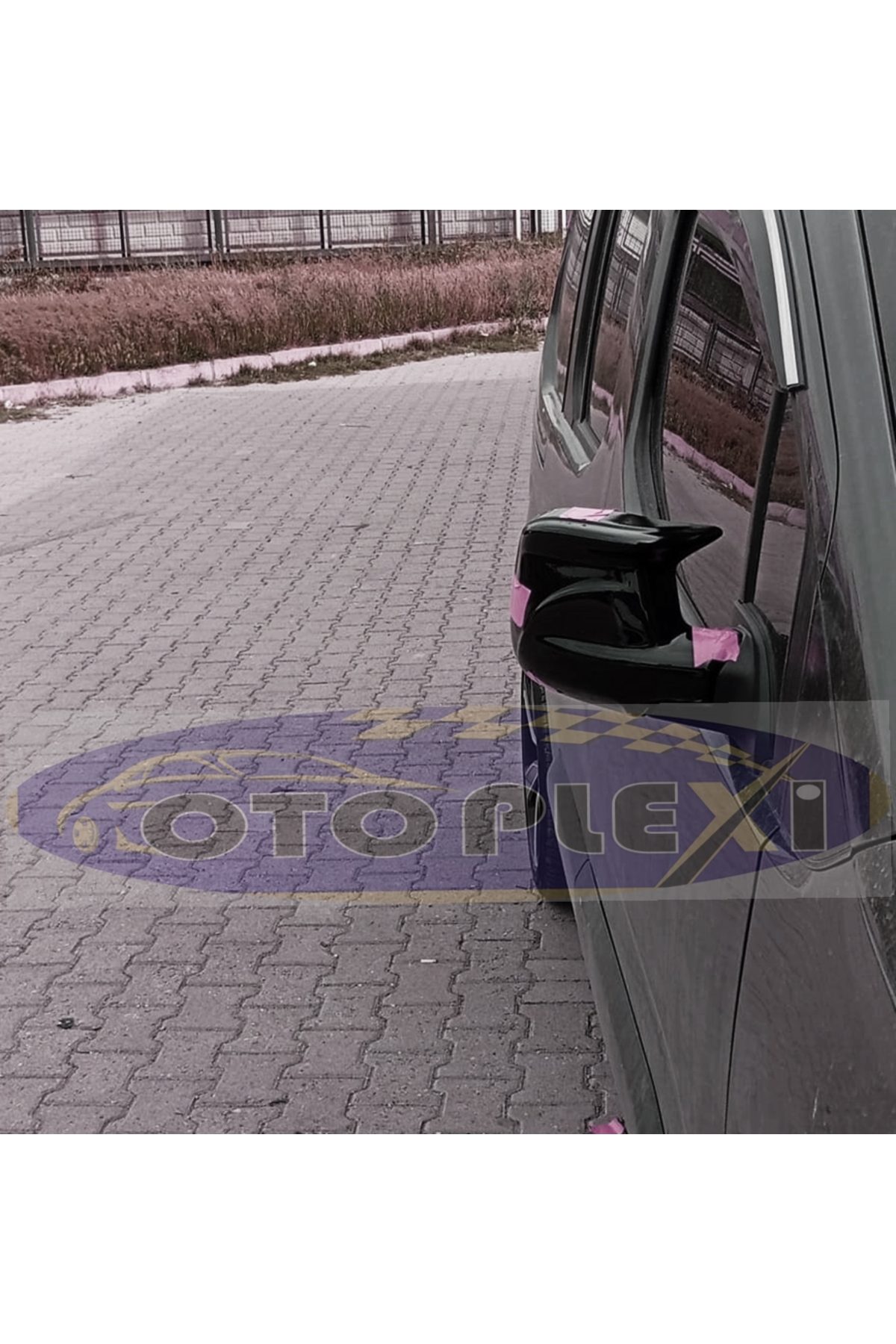 Fiat Doblo Batman Ayna Yarasa Ayna Kapağı Takımı Parlak Siyah Abs Plastik 2022+