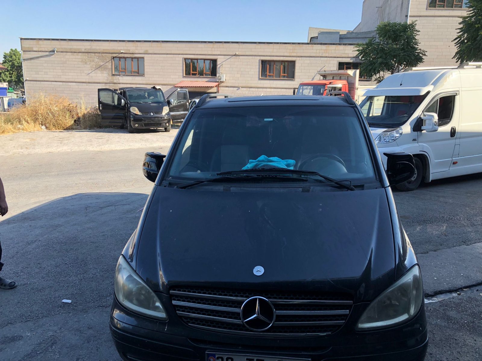 Mercedes-Benz Vito 2004-2015 Ayna Kapağı Plastik Siyah