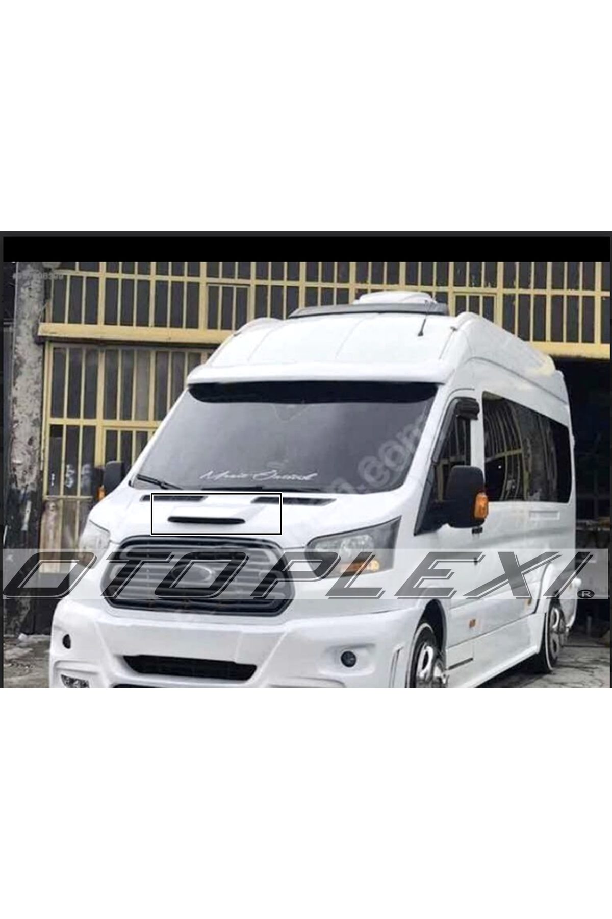 Ford Transit Kaput Havalandırma Beyaz Abs Plastik (ÜNİVERSAL) - Plastik