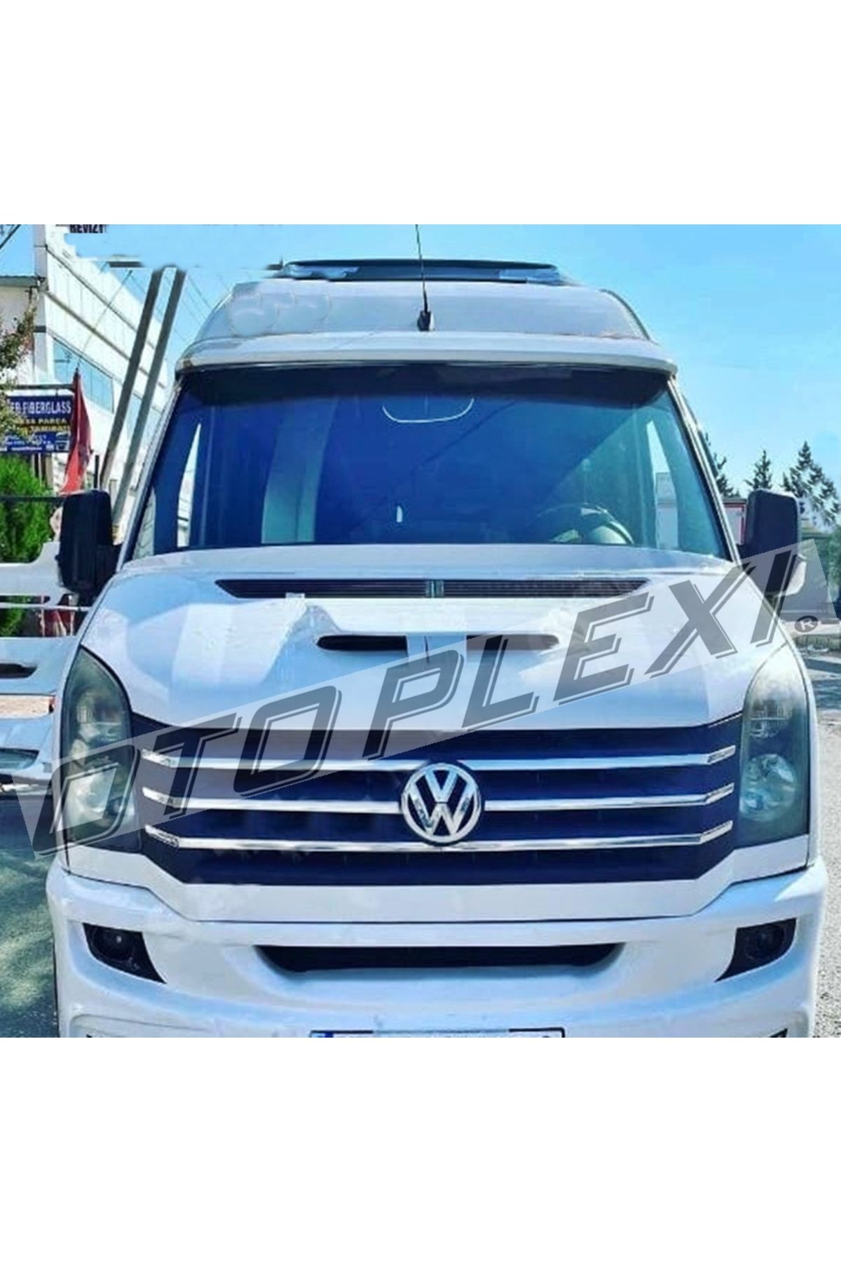 Volkswagen Crafter Silecek Gizleyici Silgeç Gizleyici Şeker Beyazı Boyalı Platik 2012-2019