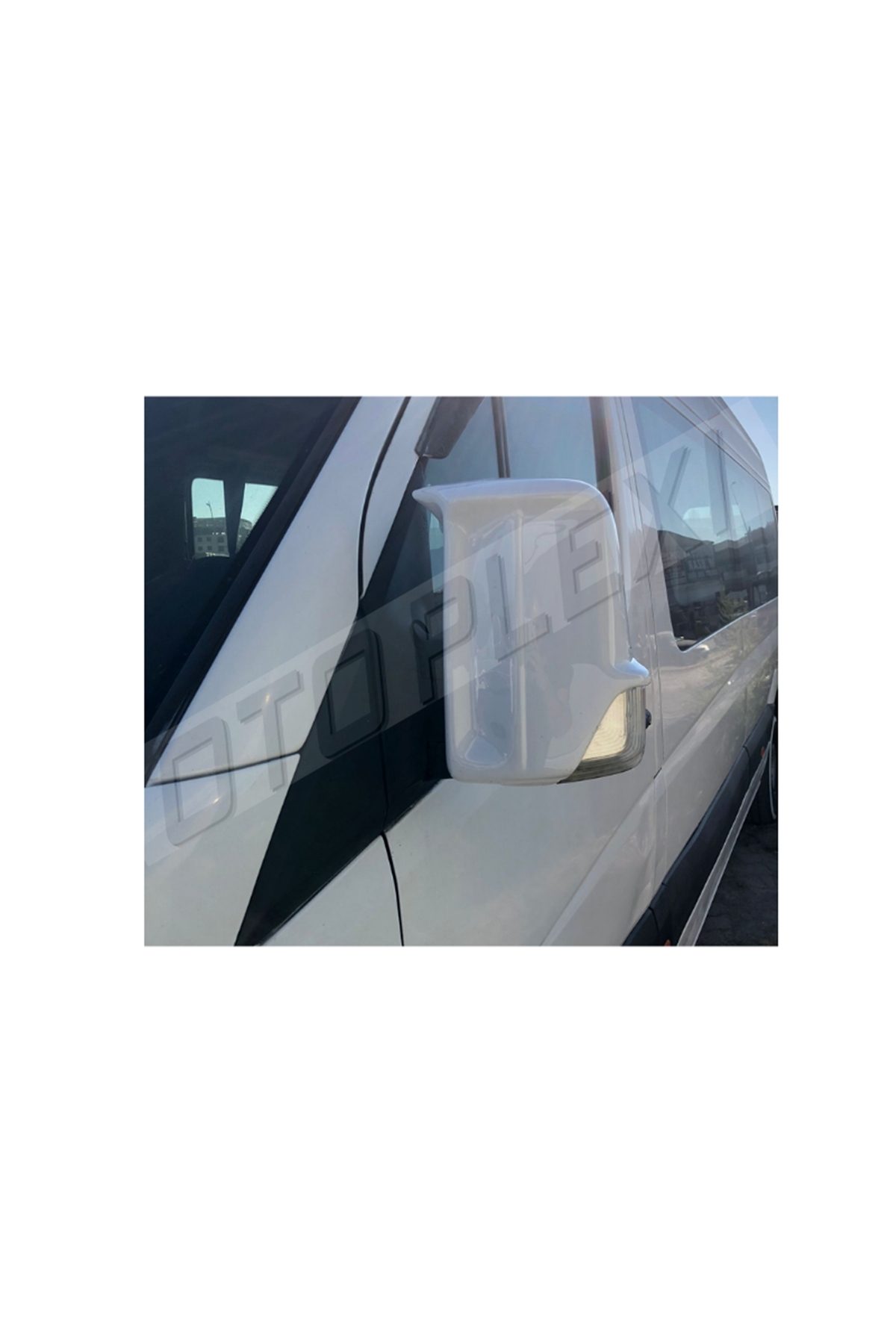 Volkswagen Crafter 2006-2011 Ayna Kapağı Abs Plastik Kirli Beyaz Boyalı