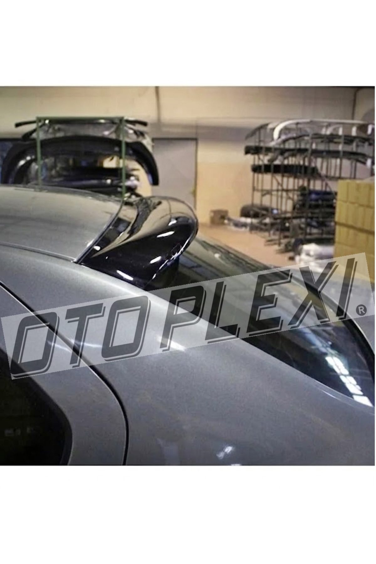 Renault Symbol Arka Cam Üstü Spoiler Rüzgarlık Plastik Siyah 2013+